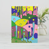 Trippy-Disk Feiertagskarte (Stehend Vorderseite)