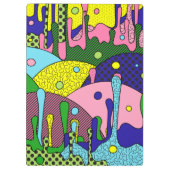 Trippy-Disk Klemmbrett (Rückseite)