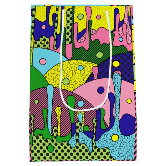 Trippy-Disk Mittlere Geschenktüte (Rückseite)