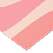 Trippy Dream Blush Pink Abstrakt Retro Swirl Tischdecke (Schrägansicht)