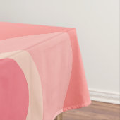 Trippy Dream Blush Pink Abstrakt Retro Swirl Tischdecke (Beispiel)