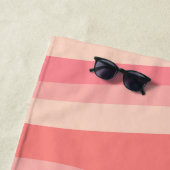 Trippy Dream Pastell Rosa Retro Abstrakt Strandtuch (Beispiel)