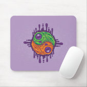 Trippy Drippy Frog Yin Yang Mousepad (Mit Mouse)