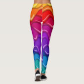 Trippy-Drippy-Rainbow-Pride-Leggings Leggings (Rückseite)