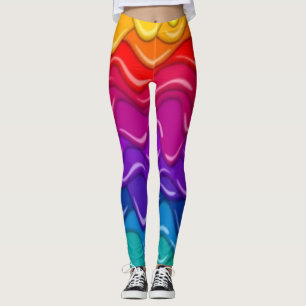 Trippy-Drippy-Rainbow-Pride-Leggings Leggings