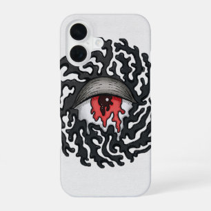 Trippy Eye mit Tentakeln - Trippy Surreal Art iPhone 16 Hülle