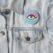 Trippy Eye Psychedelic Art Button (Beispiel)