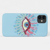 Trippy Eye Psychedelic Art Case-Mate iPhone Hülle (Rückseite (Horizontal))