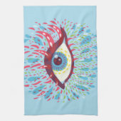Trippy Eye Psychedelic Art Küchentuch (Vertikal)