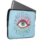 Trippy Eye Psychedelic Art Laptopschutzhülle (Vorne Rechts)
