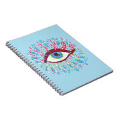 Trippy Eye Psychedelic Art Notizblock (Rechte Seite)