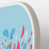 Trippy Eye Psychedelic Art Pickleball Schläger (Linke Seite)