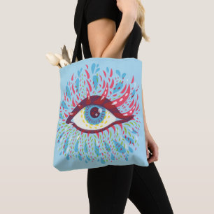Trippy Eye Psychedelic Art Tasche