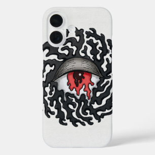 Trippy Eye with Tentacles - Trippy Surreal Art iPhone 16 Hülle