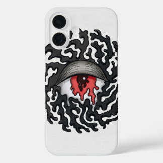 Trippy Eye with Tentacles - Trippy Surreal Art iPhone 16 Hülle