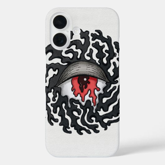 Trippy Eye with Tentacles - Trippy Surreal Art Case-Mate iPhone Hülle (Rückseite)