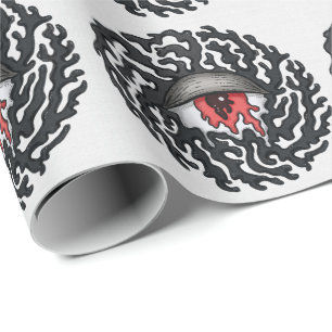 Trippy Eye with Tentacles - Trippy Surreal Art Geschenkpapier