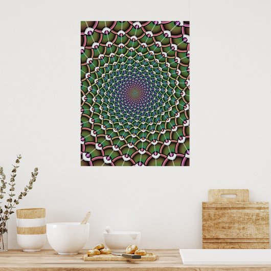 Trippy Eyes Poster (Küche)