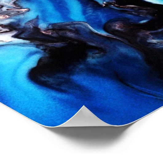 Trippy-Farbe Poster (Ecke)