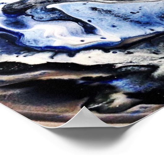 Trippy-Farbe Poster (Ecke)