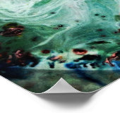 Trippy-Farbe Poster (Ecke)