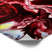 Trippy-Farbe Poster (Ecke)