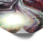 Trippy-Farbe Poster (Ecke)