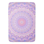 Trippy Farbige Komplexe Boho Hippie Mandala Badematte (Vorderseite Vertikal)