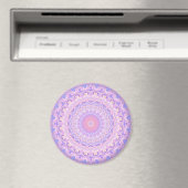 Trippy-farbige, komplizierte Boho-Mandala Magnet (In Situ (Geschirrspüler))