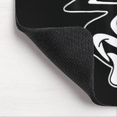 Trippy Felix Cat Blackwork Mousepad (Ecke)