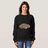 Trippy Fish Sweatshirt (Vorne ganz)