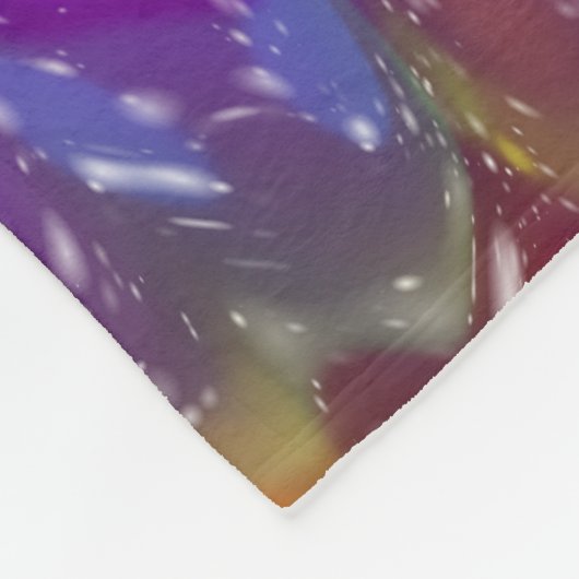 Trippy Fleecedecke (Ecke)