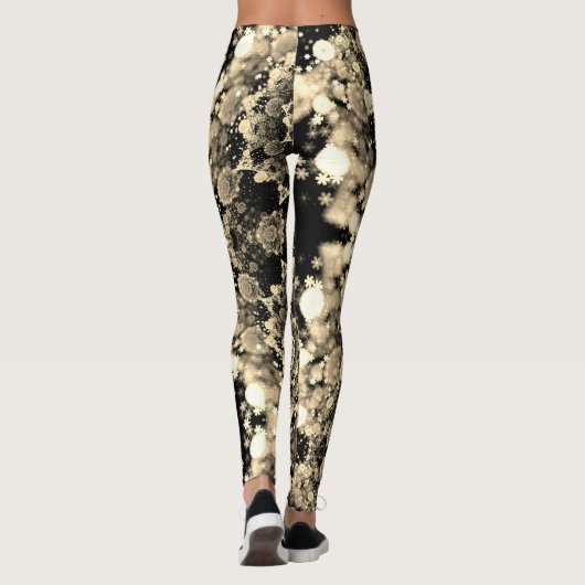 Trippy Fraktal Art Leggings (Rückseite)