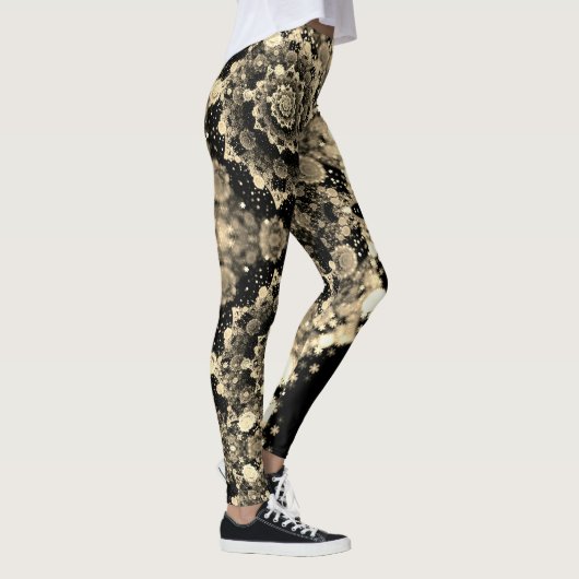 Trippy Fraktal Art Leggings (Rechts)