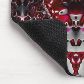 Trippy Fraktal-Kunst-Untersetzer Mousepad (Ecke)