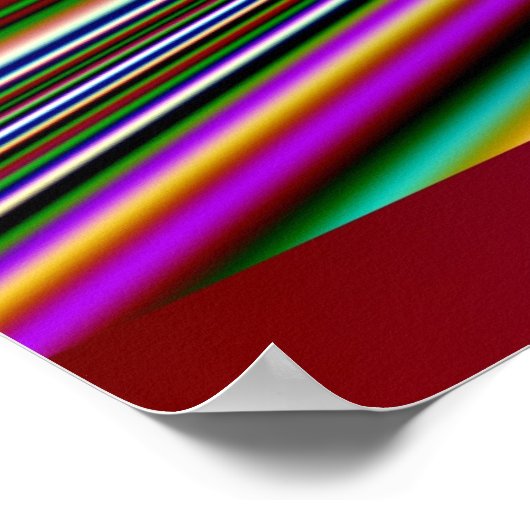 Trippy-Fraktal Poster (Ecke)