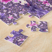 Trippy Funky Boho Pastel Spiral Fraktal Art Puzzle (Seite)