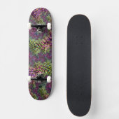 Trippy Funky Groovy Digitales Abstraktes Fraktal A Skateboard (Vorderseite)