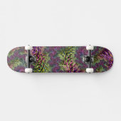 Trippy Funky Groovy Digitales Abstraktes Fraktal A Skateboard (Horizontal)