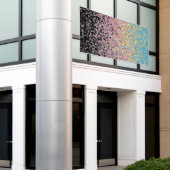 Trippy Funky pixated Polygender Prilag Banner (Äußeres Gebäude)