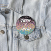 Trippy Funky pixated Polygender Prilag Button (Beispiel)