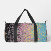 Trippy Funky pixated Polygender Prilag Duffle Bag (Vorderseite)