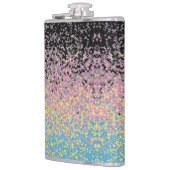 Trippy Funky pixated Polygender Prilag Flachmann (Links)