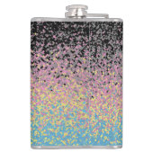 Trippy Funky pixated Polygender Prilag Flachmann (Rückseite)