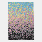Trippy Funky pixated Polygender Prilag Geschirrtuch (Vertikal)