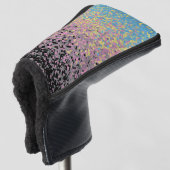 Trippy Funky pixated Polygender Prilag Golf Headcover (3/4 Vorderseite)