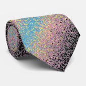 Trippy Funky pixated Polygender Prilag Krawatte (Gerollt)