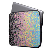 Trippy Funky pixated Polygender Prilag Laptopschutzhülle (Vorderseite Links)