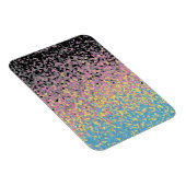 Trippy Funky pixated Polygender Prilag Magnet (Rechte Seite)