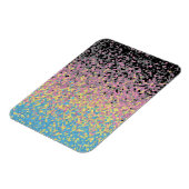 Trippy Funky pixated Polygender Prilag Magnet (Linke Seite)